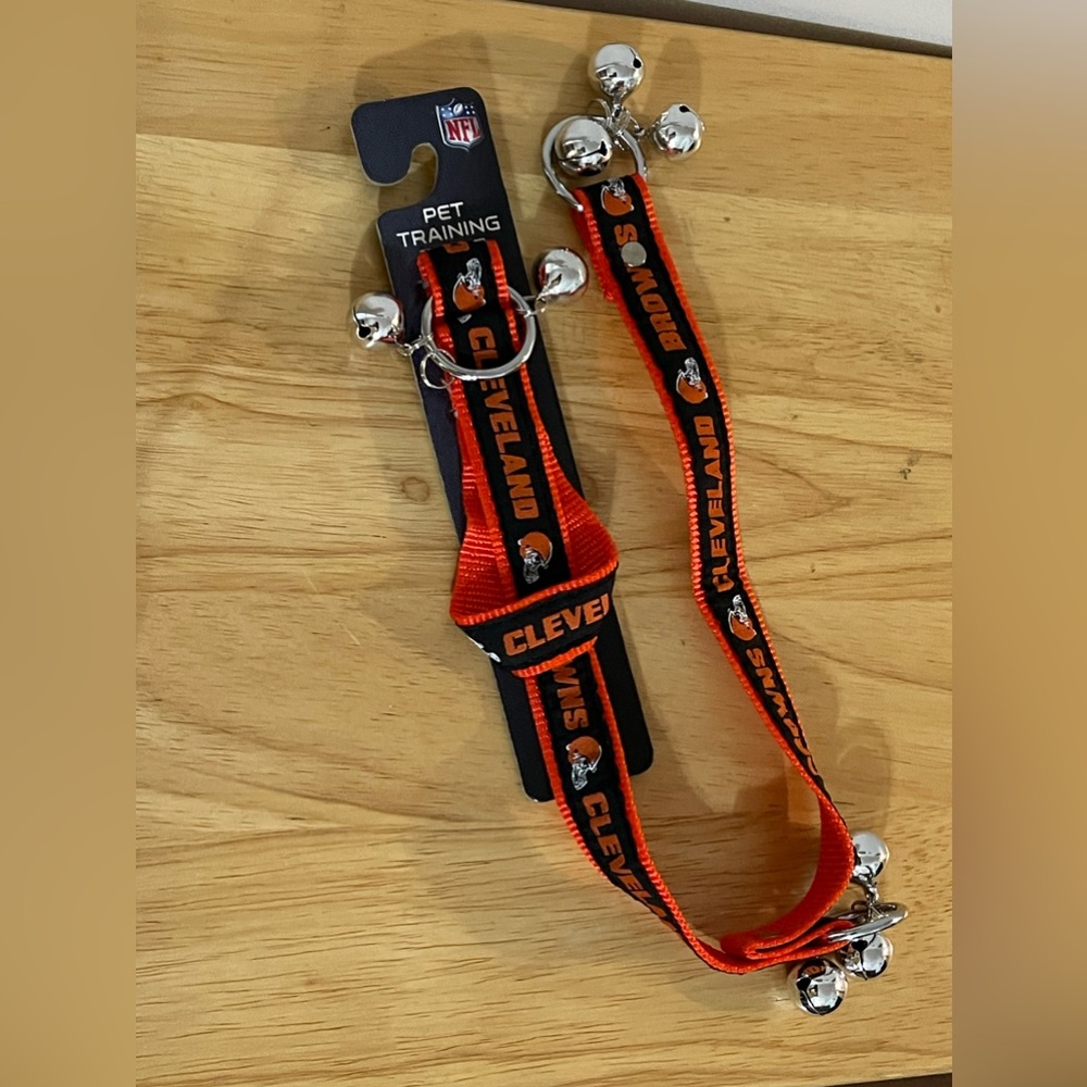 Cleveland Browns Football NFL Pet Training Bells